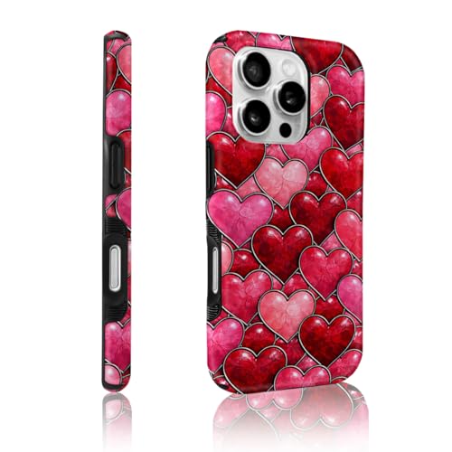 Coque iPhone 16 Pro Max magnétique hybride double couche antichoc pour femme