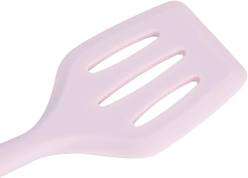 Miniatura 4 de Utensilios de cocina de silicona, 5 piezas, juego de utensilios de cocina, espátula, utensilios de cocina para niños, raspador de silicona, rosa,