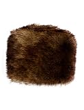 Gorro de mujer de pelo sintético de alta calidad. Suave, cálido, ligero, agradable de llevar. Composición de materiales y cómodo.