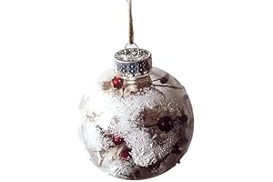 Frosted Frozen Winter Yule Berry Christmas Ornament