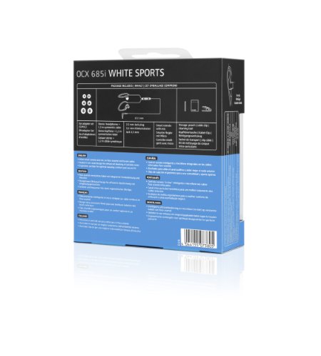 Sennheiser Ocx 685I Adidas Sports In-Ear Headphones - White (Discontinued By Manufacturer) #TOP3