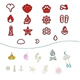Clay Cutters for Polymer Clay Earrings Jewelry Making, 16 Shapes Earrings Cutters with 100 Earrings Accessories for Polymer Clay Jewelry Making Cutters