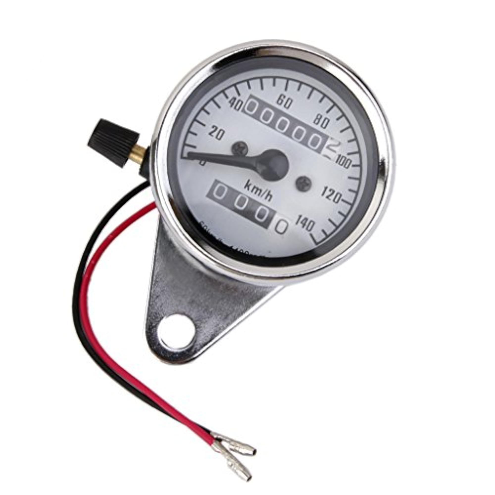Universal Motorcycle Dual Odometer Speedometer Gauge