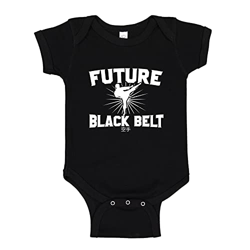 Future Black Belt Karate Baby One Piece Or Toddler T-Shirt Martial Arts Clothing