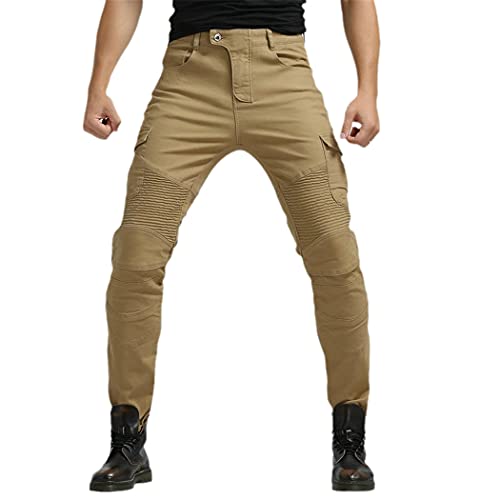 Pantalon de moto avec équipement de protection complet pour homme actif