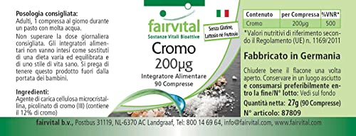 Chroompicolinaat - 200mcg chroom per tablet - HOOG GEDOSEERD - VEGAN - chromium picolinaat - essentieel sporenelement… - Image 7
