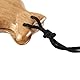 Enwye 2 Stück Holzkastagnetten, Spanische Handgefertigte Traditionelle Handschlaginstrumente, Holzfingerkastagnetten, Musikalische Schlaginstrumente, Souvenir, Holzfarbe