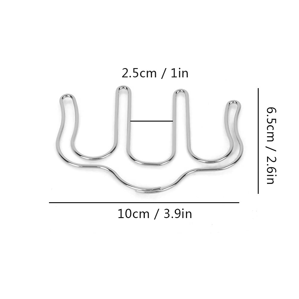 Music Page Holder Book Musical Instrument Accessories M Type Iron Lightweight for Music Lovers (Silver)