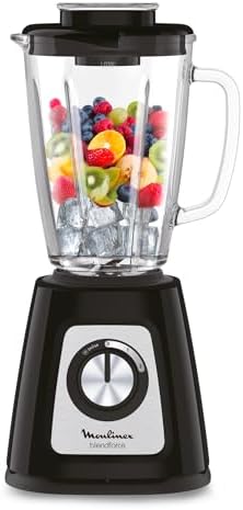 Moulinex Blender Blendforce, 800W, 2 Vitesses + Fonction Pulse, C...