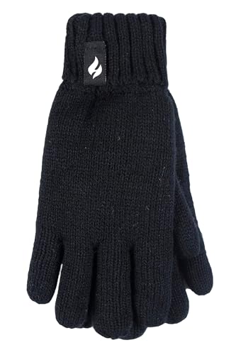 HEAT HOLDERS Kids' Storm Rider Gloves Black/Age 8-163