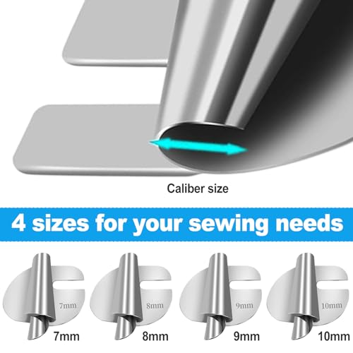 Piese para máquina de coser tipo prensatelas rolled hemmer miniatura 3