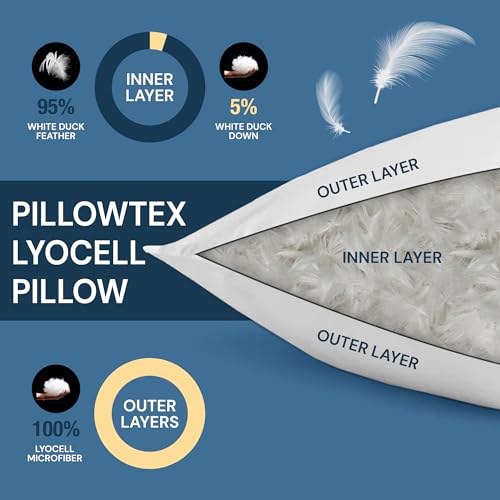 Almohada Lyocell King tamaño Blanco miniatura 6