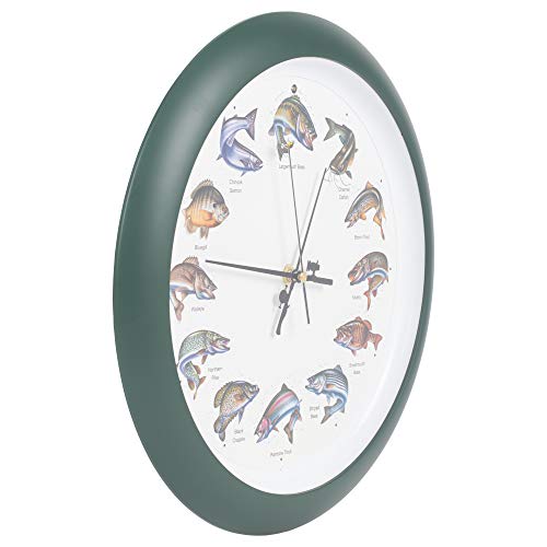 Horloge Gamefish Mark Feldstein 33 cm décorative sur le thème de la pêche