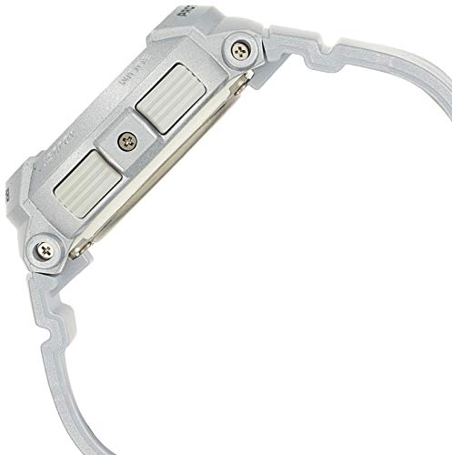 Image of Casio Resin Baby-G Analog-Digital Grey Dial & Band Women's Watch - Bga-195-8Adr (Bx077)