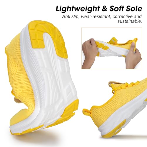 Image of ZOVE Wide Toe Box Shoes Women Extra Wide Width Sneakers Ultra Light Road Running Shoes Non-Slip Tennis Sneakers Breathable Walking Athletic