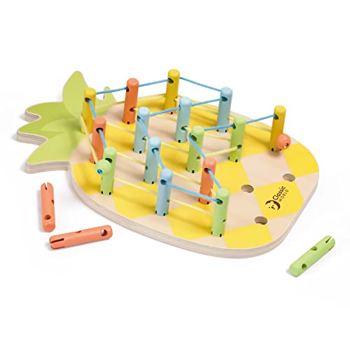 Jeu de liaison ananas pour développer la concentration de bébé