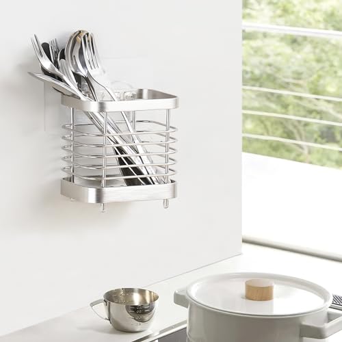 Iwntwy Utensil Holder, Stainless Steel Utensil Drying Rack With Detachable Base thumb #5
