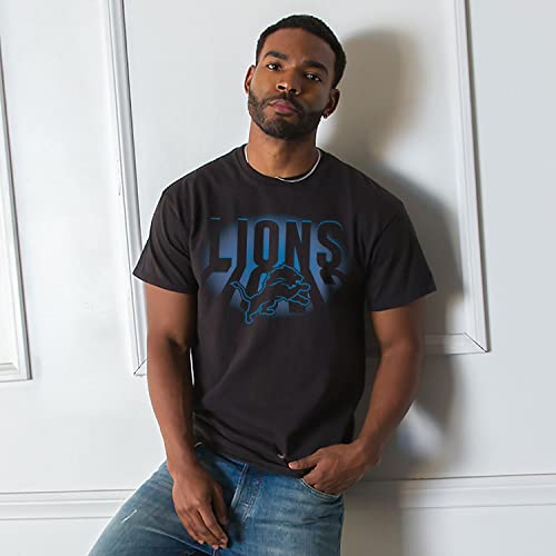 Junk Food NFL - Detroit Lions Spotlight Adult SS T-Shirt Black by Junk Food - Used condition - Image 3