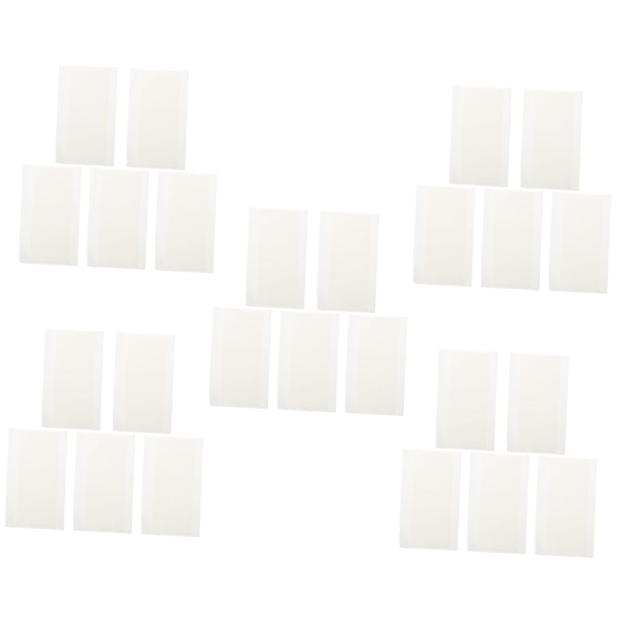 DOITOOL 25fogli Nastro Biadesivo Per Extension Adesivi Resistenti Per Parrucche e Extension Confezione Per Wigs e Toupee Facili Da Applicare e Sicuri