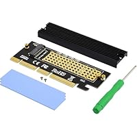 ADWITS Dual NVMe SSD-adapter op PCIe 5.0/4.0/3.0 X8 of X16, 2 eenheden SSD geheugenuitbreidingskaart, ondersteunt boot/RAID, vereist pc/server- moederbord met PCIe vork