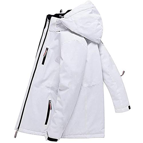 PLAYH Conjunto de roupa de esqui unissex para esqui ao ar livre, jaqueta de esqui com capuz à prova