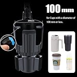 Cup Holder Phone Mount for Car, 2 in 1 Cell P Car Mount 360 Rotation Cup Holder Expander for Stanley 10-40oz Drink Bottles, Mugs and Phone Compatible with iPhone Samsung