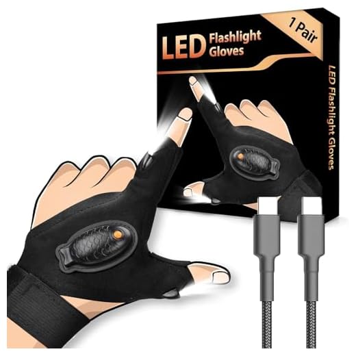 Ideas para Regalar Hombre Regalo Original - Regalos Originales para Hombre Padre Regalos Papa Hombres Cumpleaños Regalos Navidad Calendario de Adviento Guantes Con Luz LED Trabajo Gadgets Tecnologicos