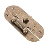 Sécurité assurée : Ce loquet de boîte en bronze antique permet de fermer solidement vos boîtes à bijoux ou coffres en bois, offrant une protection fiable grâce à sa conception robuste et sa dureté élevée, pour utilisation au quotidien