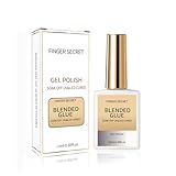 finger secret Blended Glue - Premium Gel Nail Polish Thinner for Seamless Blending Color Ombre Mixing Glitter Blend Sequin,18ml Gel Nail Polish for DIY Nail Designers & Manicure Salons