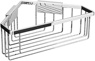 BRAVAT Panier de douche d'angle en laiton chromé 165 x 230 x 85 cm