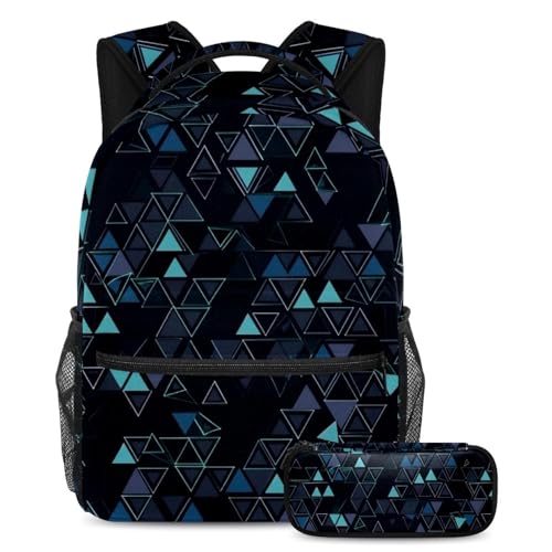 Sac à dos ado multicolore et trousse assortie pour simplifier la rentrée