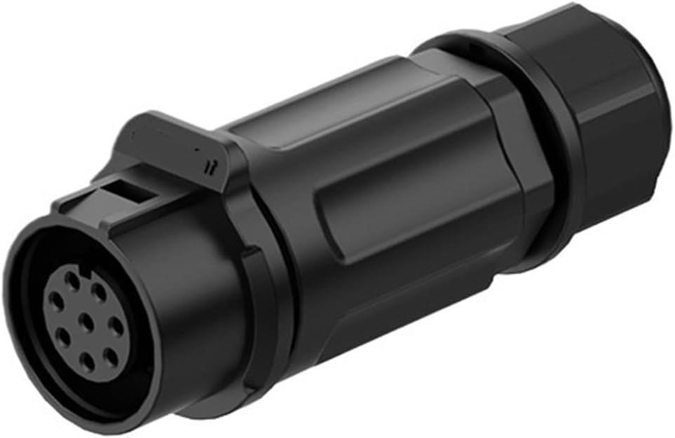 IP67 Aviation 2-8 Multi-core Female Socket Power Equipment M12 Waterproof Industrial Connector(EW-LP12L-4P 5A)