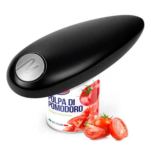 Image of Electric Can Opener, Open Your Cans with Simple Push of Button, Automatic Can Opener Smooth Edge, Hands Free Electric Can Openers for Kitchen, Compact Portable Can Openers for Cooks and Housewives
