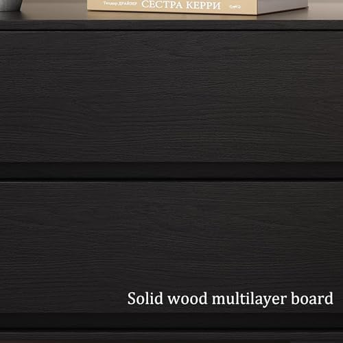 Wood Grain Nightstand with Storage Drawer, Bedside Table for Bedroom & Living Room, Easy Assembly Sofa Side Table, Durable Metal Slide Rail, Oak Finish, 45cm/17.72in