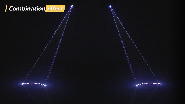 Image of RGBW Party Laser Light Show with 3D Animation, Sound Activated DMX Laser for DJ Parties, Stage, Club, Disco, Home, Birthday