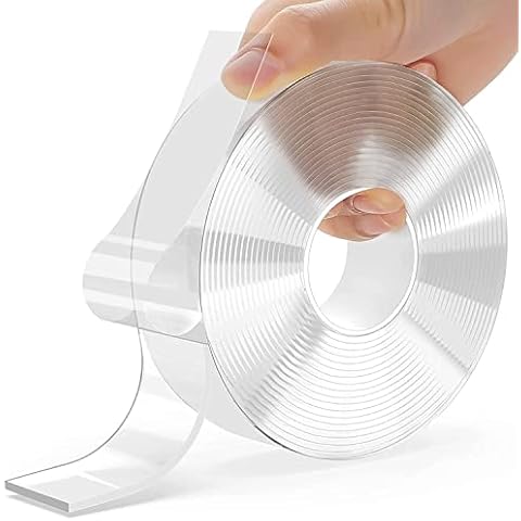 3M Double Sided Tape Mounting Tape, Heavy Duty Nano Double Sided Tape Removable Strong Double Sided Adhesive Tape for Home Deco & Office & Outdoor (3M, 3cm x 2mm) Cover