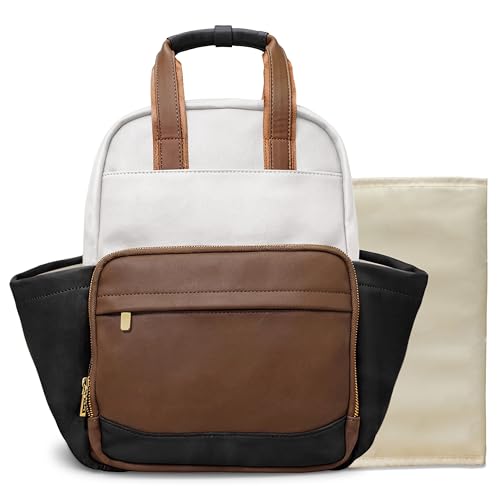 miss fong Small Diaper Bag - Baby Diaper Bag Backpack Checkered Diaper Bag with Changing Pad Baby Backpack for Travel Daycare Mommy Diaper Backpack Paaleras Para Bebe for Mom & Dad