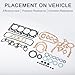 TUCKBOLD Cylinder Head Gasket Kit for Toyota Engine 4Y Efficiency Seal No.0411173046 Engine Valve Gasket Set 1 Set