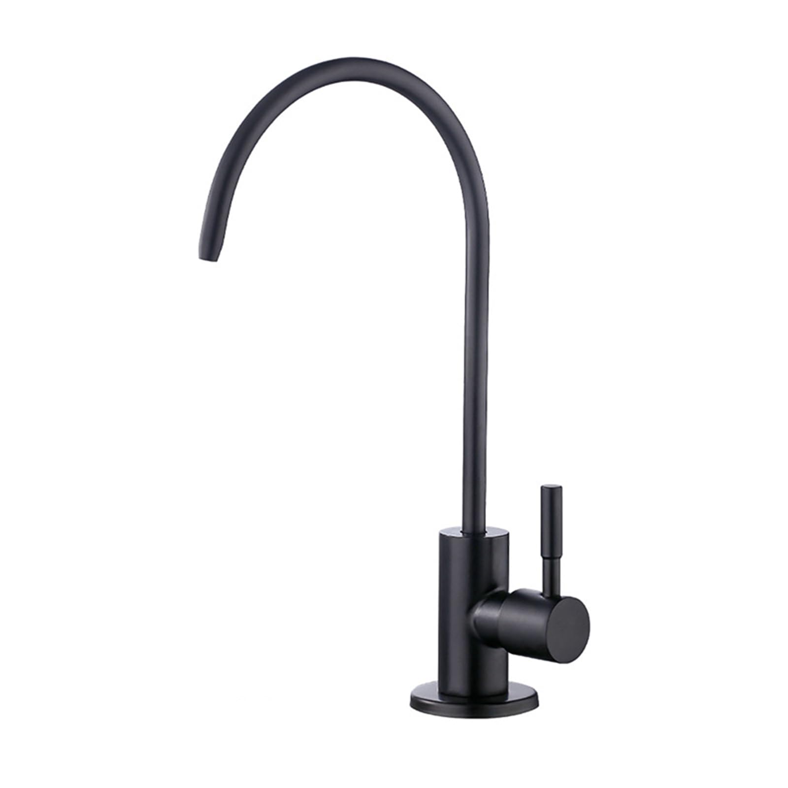 Faucet Filter Tap for Sink, 304 Stainless Steel Kitchen Faucet,Gun Gray (Black A)