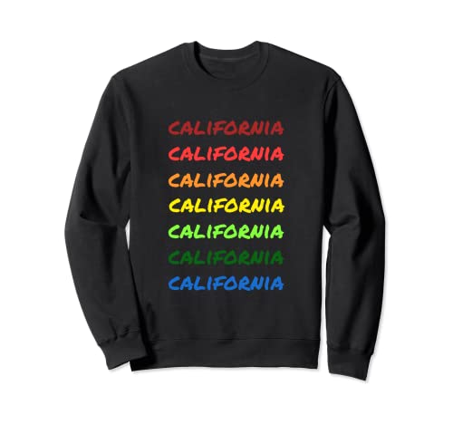 Retro Modern California Hippie Cool Beach Surf gráfico Sudadera