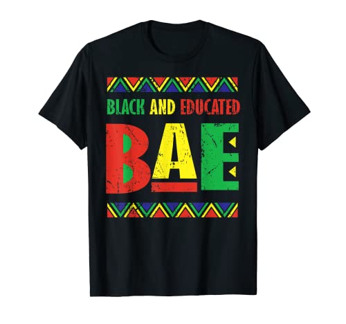 BAE Black & Educated Afro-américain Black Pride Juneteenth T-Shirt