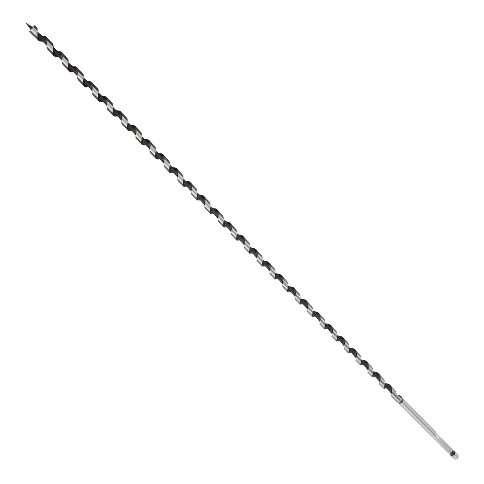 MOXPIFY Wood Auger Drill Bits, 8mm Timber Drill Bits 800mm Long Hex Shank, Extra Long Drill Bits Wood For Woodworking (8mm x 800mm)