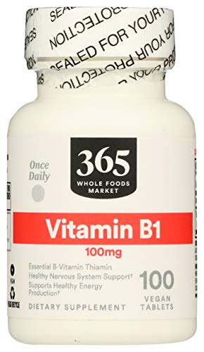 365 by Whole Foods Market, Supplements - Vitamins, B1 100mg, 100 Count