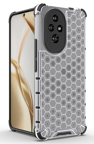 Image of Glasgow Back Case Cover Designed for [ Honor 200 5G ] (Stylish Look | Shock Proof) - Transparent