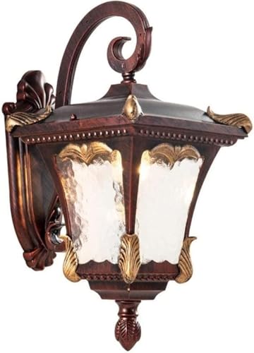 Applique étanche pour maquillage et coiffure au-dessus du miroir de salle de bain dorée