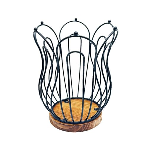 Belupai Flower-Shaped Metal Coffee Pod Holder with Base