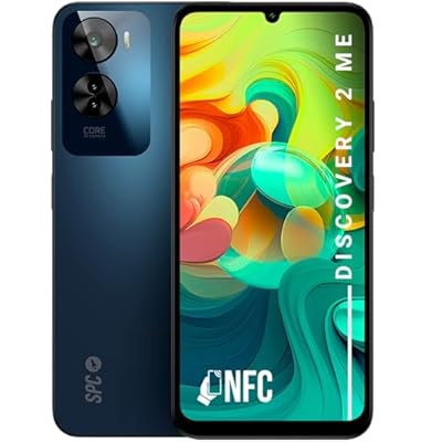 SPC Discovery 2 ME – Smartphone 6 75” HD+ 6GB RAM 256GB Memoria Interna Triple Cámara IA NFC 5000 mAh Carga rápida 18W teléfono móvil Android 14 desbloqueo biometría – Deep Sky