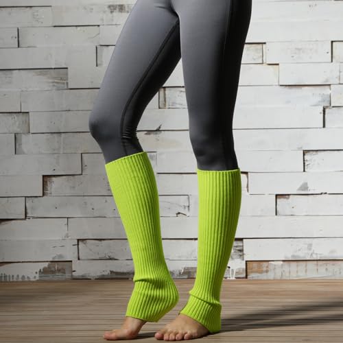 Image of Nanxson Knit Ribbed LegWarmer Women Knit Calf Accessories Leg Sleeves | Solid Neon Boot Socks,Y2K 80s Women's Lolita LegWarmer,Sports Party Yoga Dance Accessories,Winter Ankle Heap Kawaii Sock