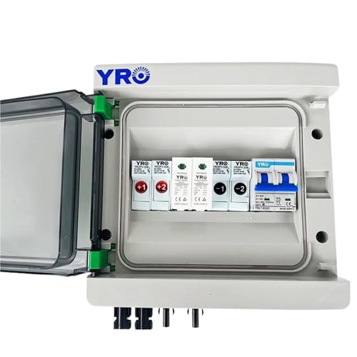Caja de distribución fotovoltaica de 550V CC impermeable para sistemas