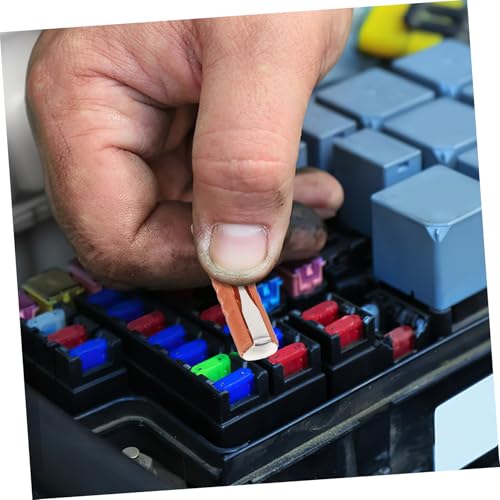 Kit de fusibles automotrices CHILDWEET, 200 piezas, para autos, camiones, RV y embarcaciones, diseño ligero de almacenamiento y clasificación miniatura 6